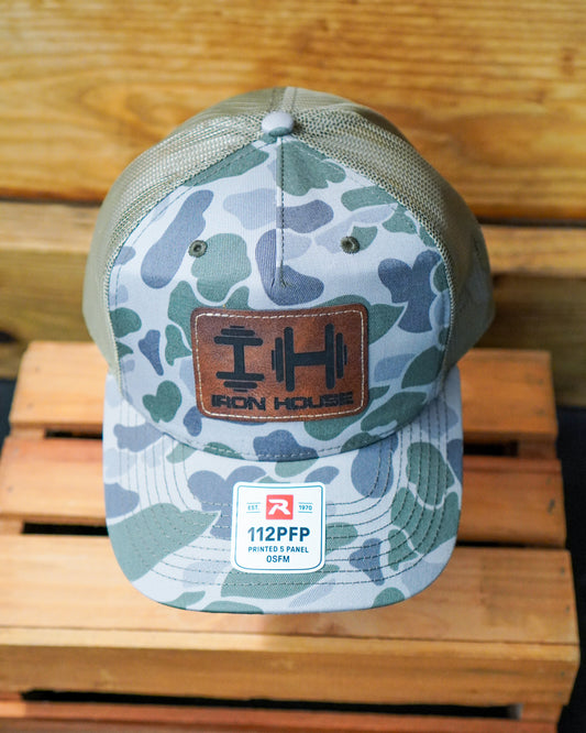 Green/Blue Tortoise Shell Trucker Hat