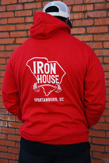 Iron House Spartan Hoodie – Red